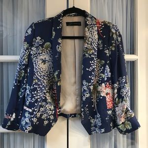 ZARA Women’s Floral Blazer